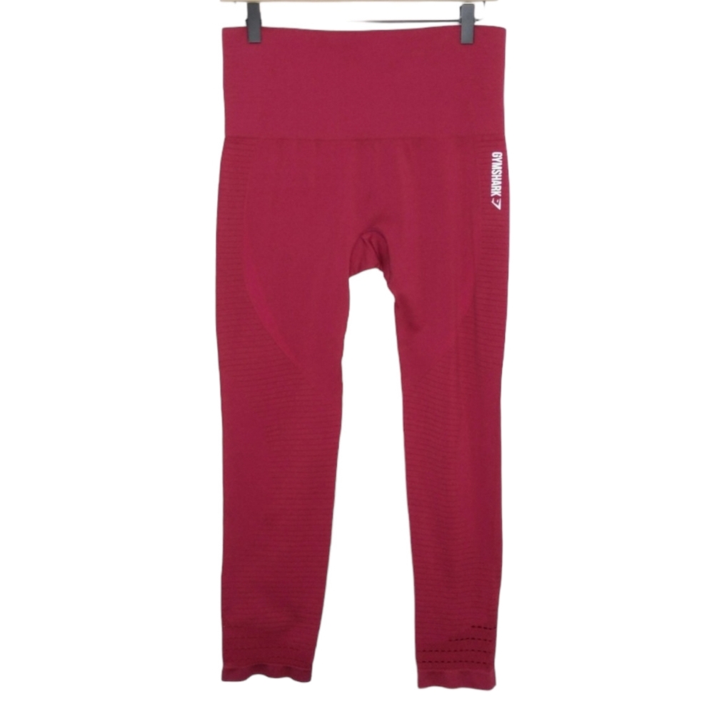 Gymshark Size Large Original Seamless Leggings Beet Red (B)